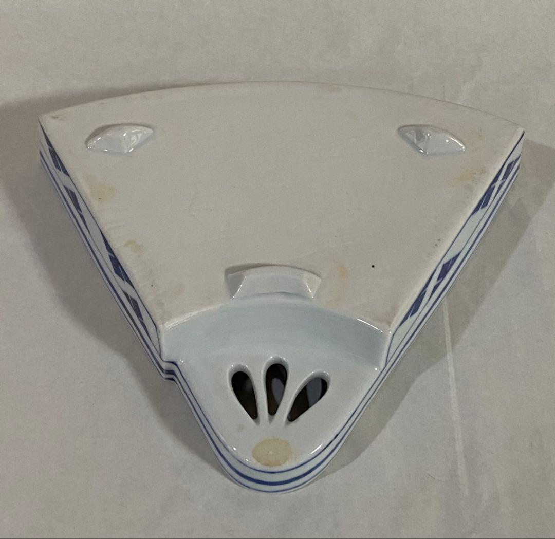 古染付扇面向付　伊万里　有田　5枚