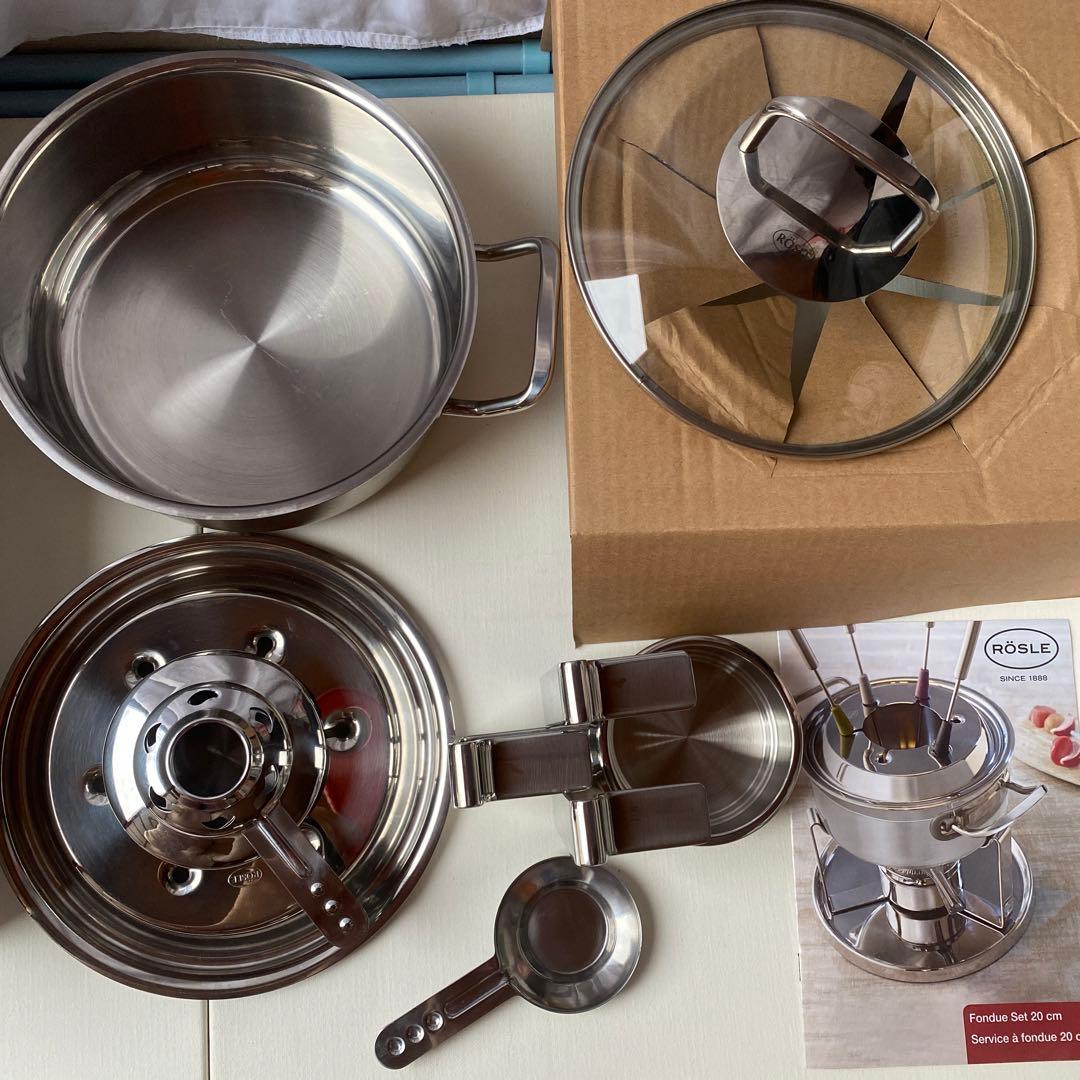 プロ仕様　高級調理メーカーRösle チーズフォンデュセット