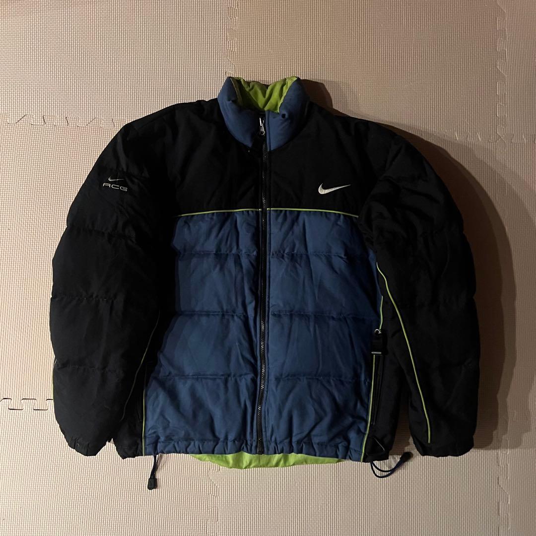 【希少当時物❗️】90s nike acg ダウンジャケット　ナイキロゴ