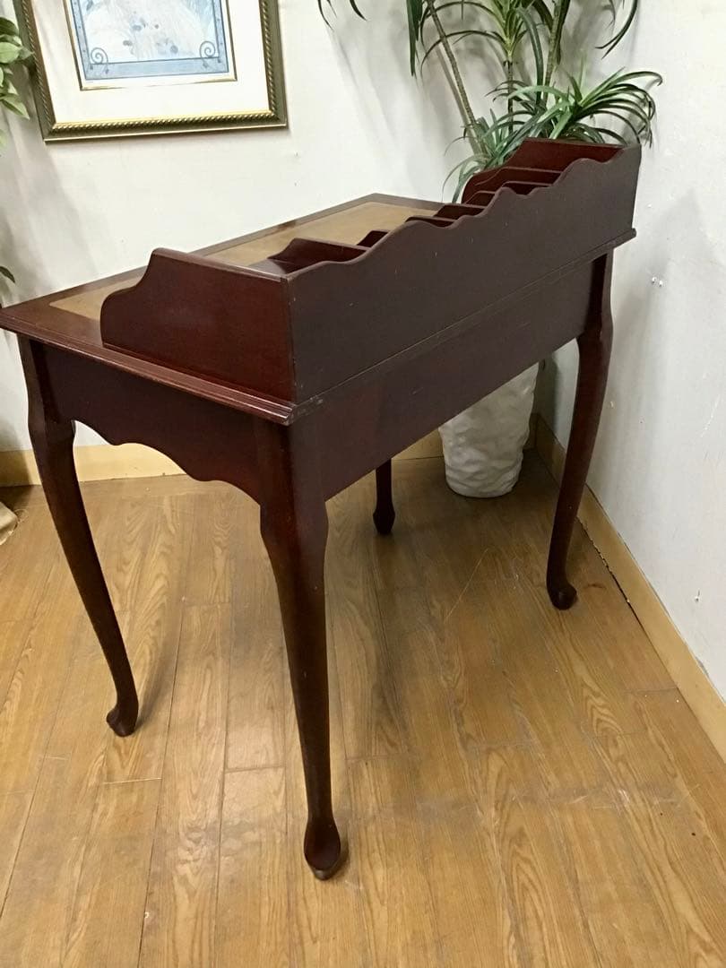 つき☆管243☆英国調☆ヨーロピアンクラシック☆アンティークデスク☆平机