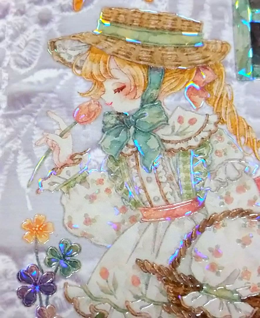 のこり２✩J620＃纤手遥望(贝壳光)Shine切り売り海外人物マステ女の子