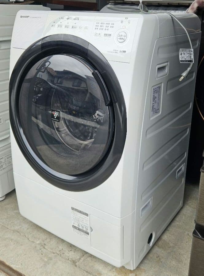シャープドラム式洗濯乾燥機　ES-S7H　2023年製　7kg/3.5kg