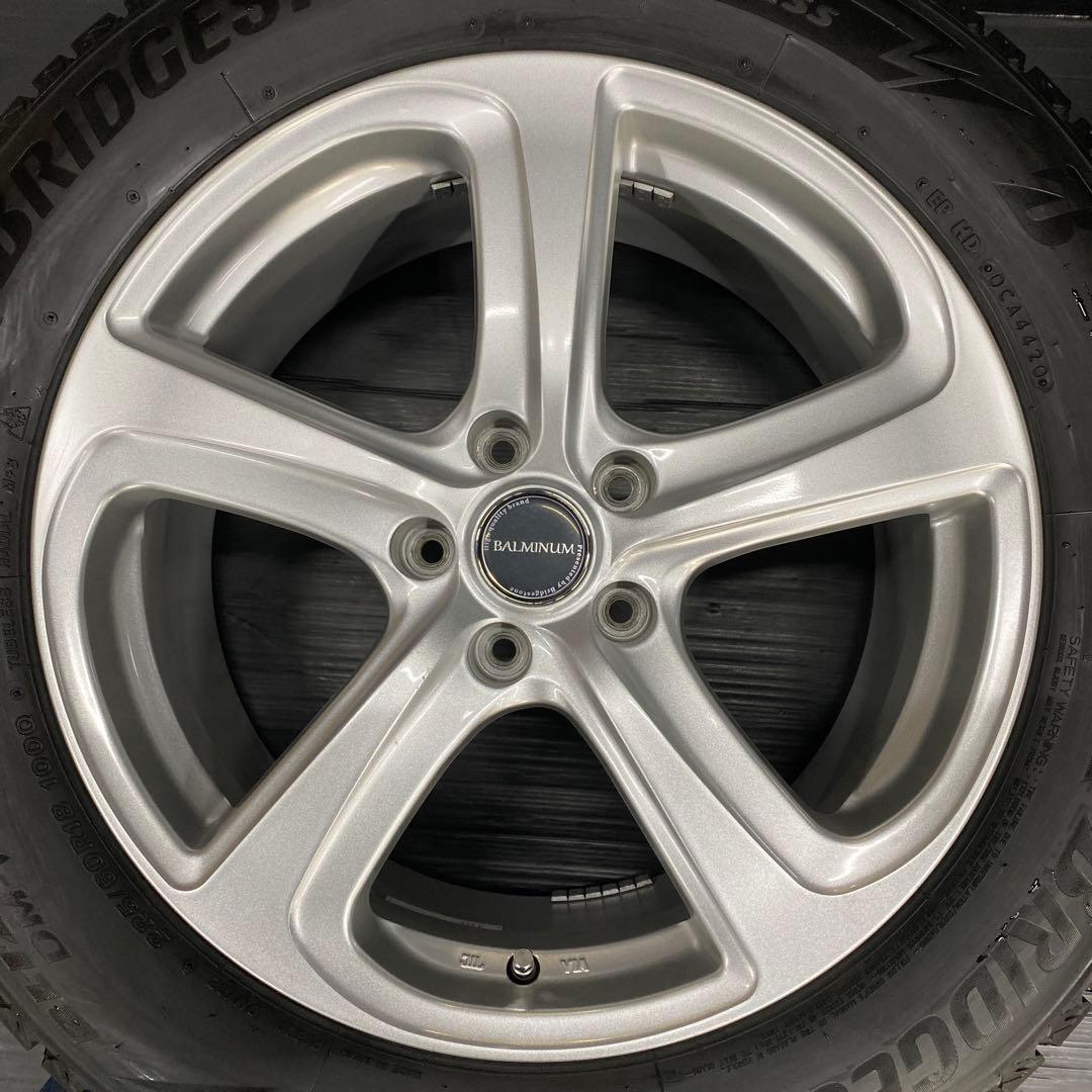 バリ溝‼️ブリヂストンブリザックスタッドレスセット225/60R18ハリアー等