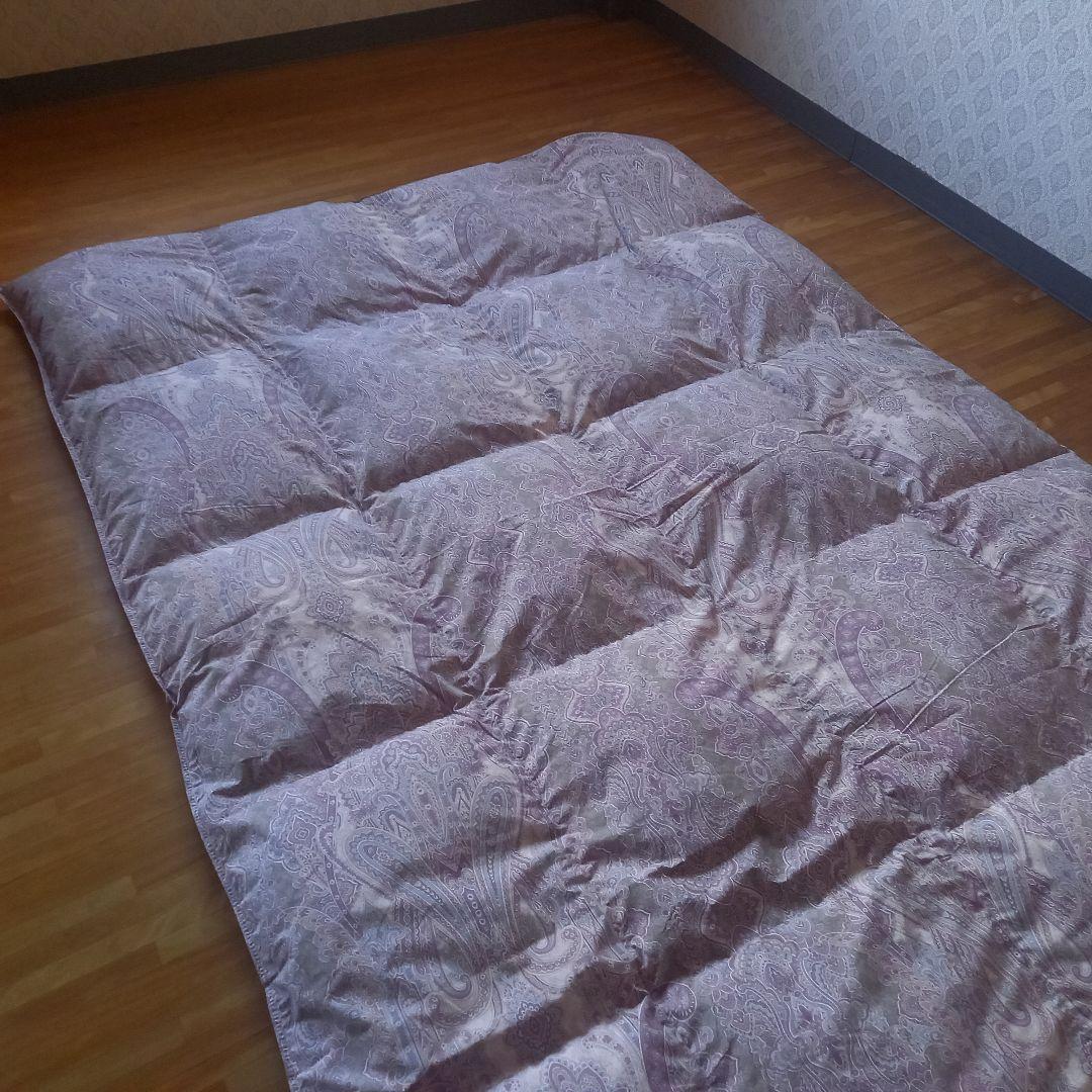 羽毛布団 増量 SDGS リフレッシュ羽毛 高密度生地 清潔 安心 日本製①