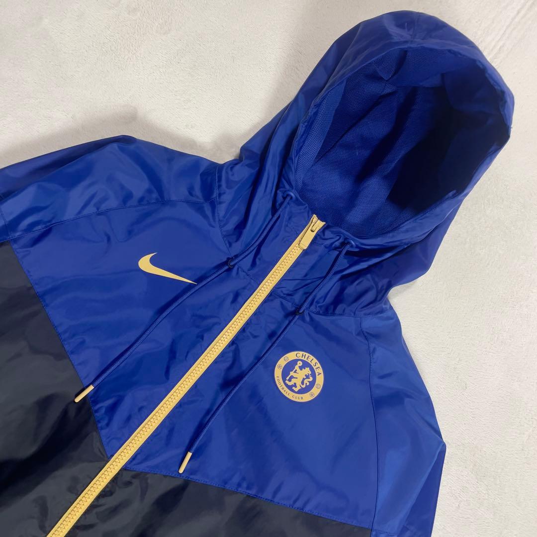 ナイキ チェルシー ウィンドランナー ジャケット L相当 ナイロンジャケット 青