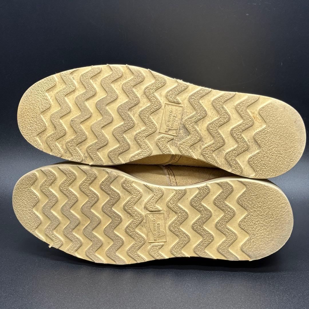 RED WING ワークブーツ PT8 スエード アメカジ 刺繍羽根タグ 本革