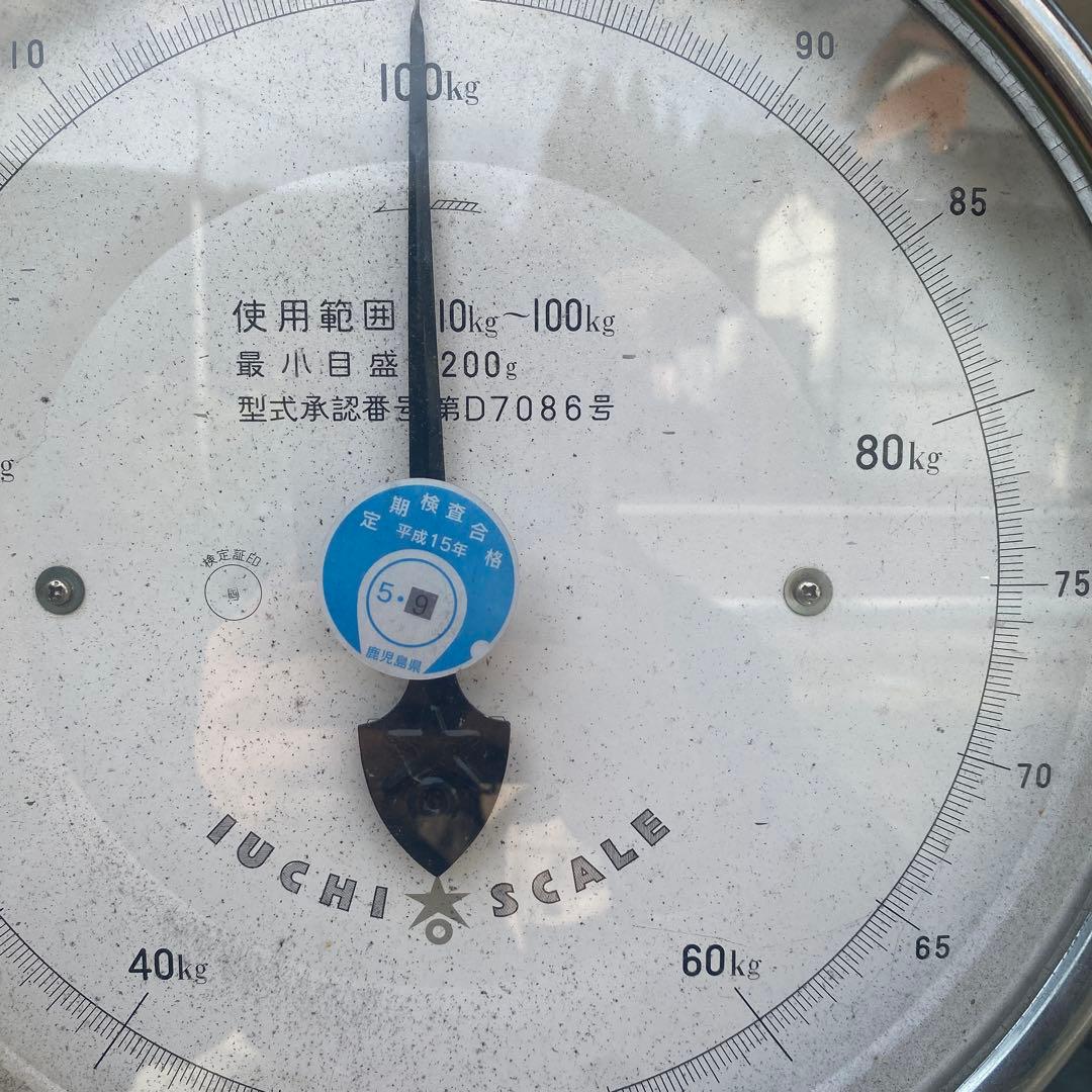 レトロ体重計　イウチスケール