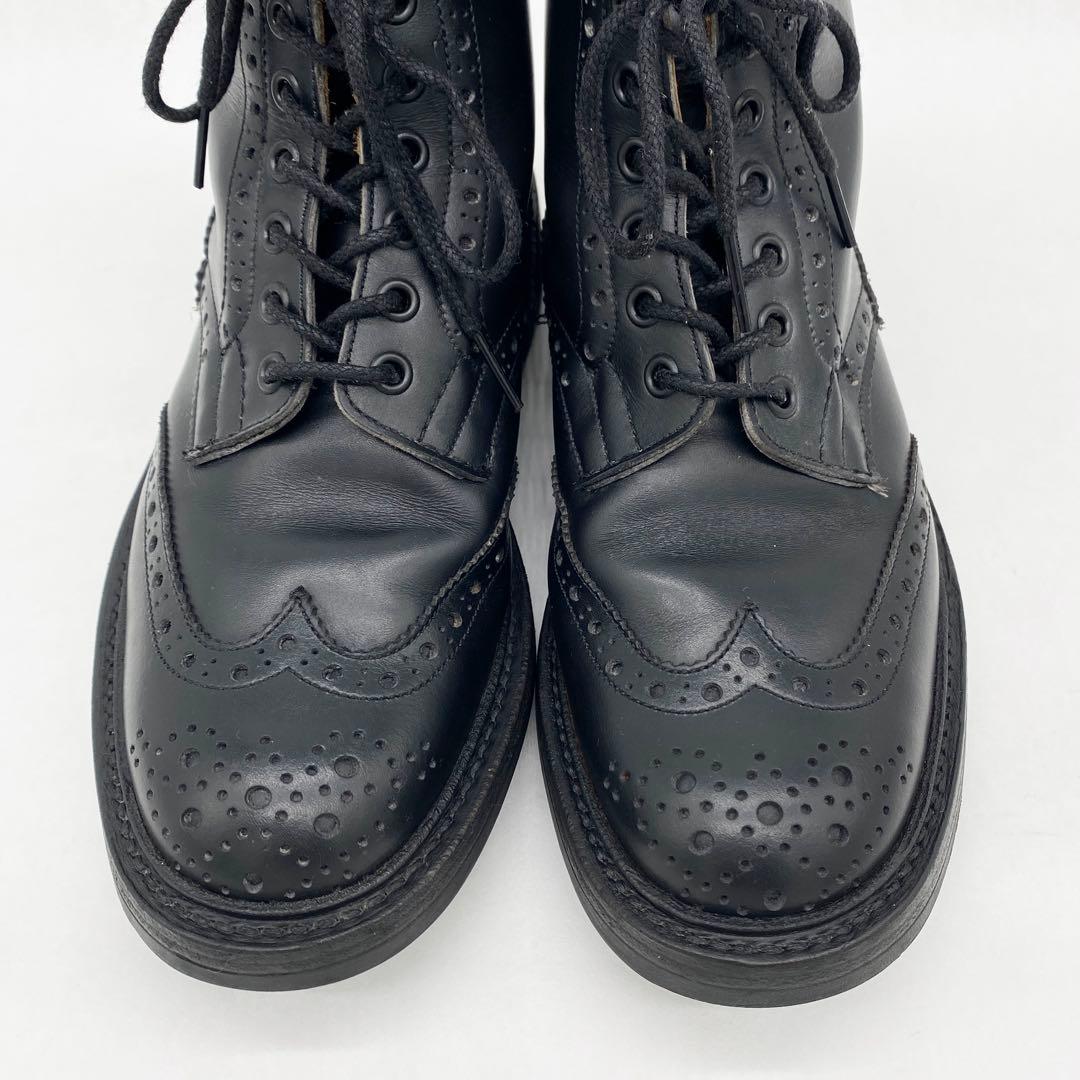 A18295 美品 トリッカーズ 旧ロゴ80万番代 STOW カントリーブーツ黒