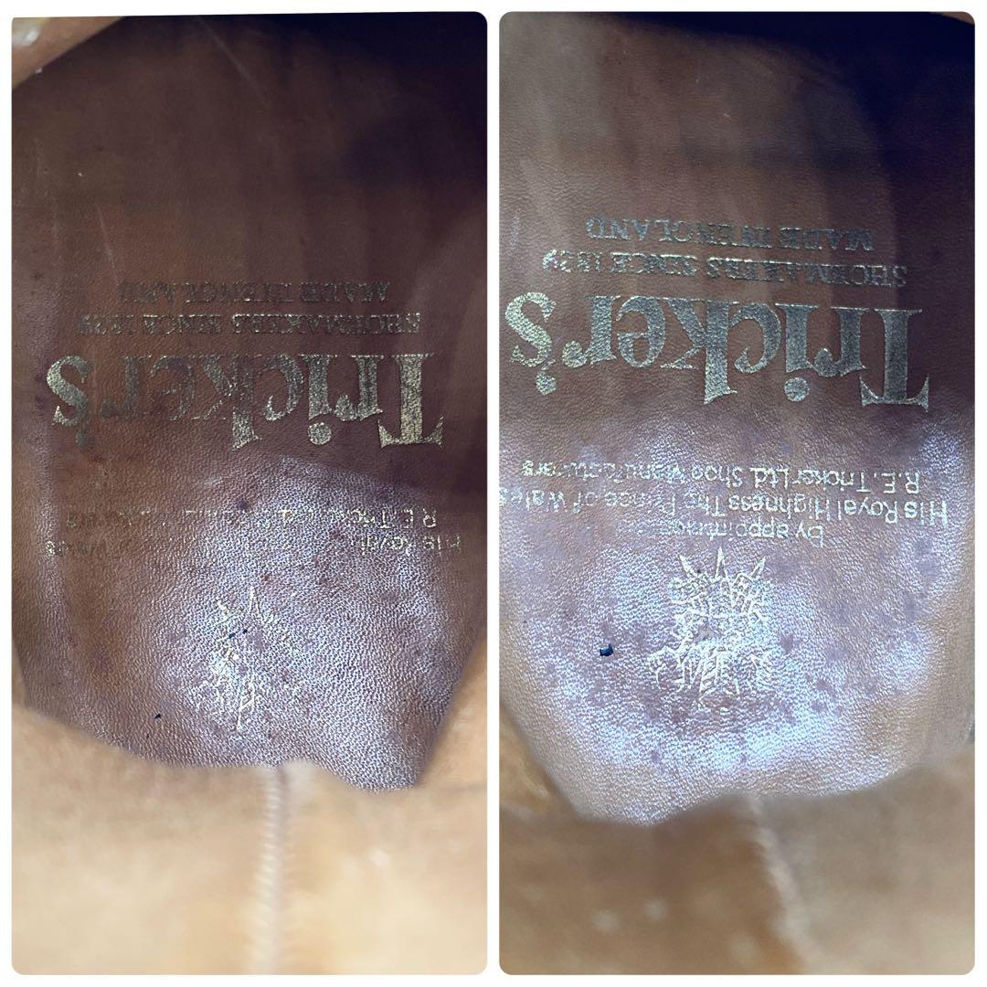 A18295 美品 トリッカーズ 旧ロゴ80万番代 STOW カントリーブーツ黒