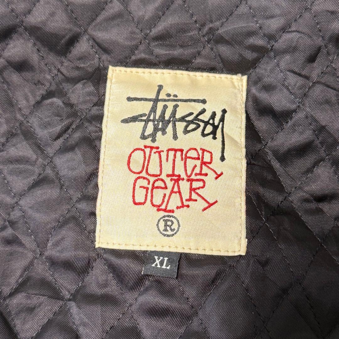 90's stussy キルティングベスト USA製 XL