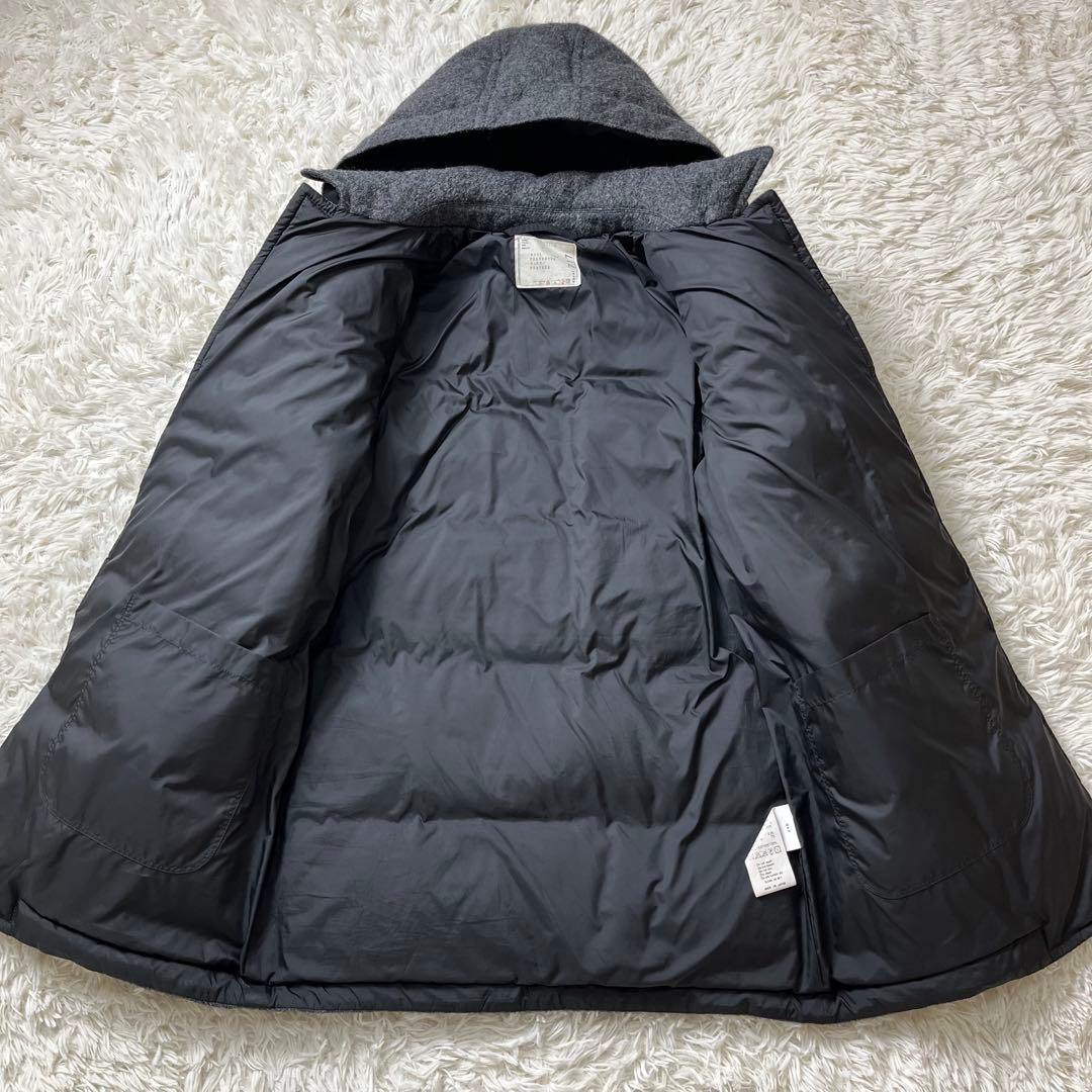 極美品 sacai ダッフルコート ダウン グレー 2way