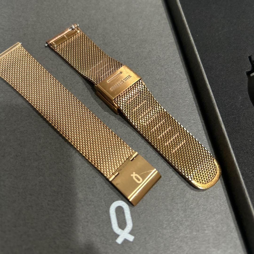 knot ピンクゴールド　ソーラーウォッチ