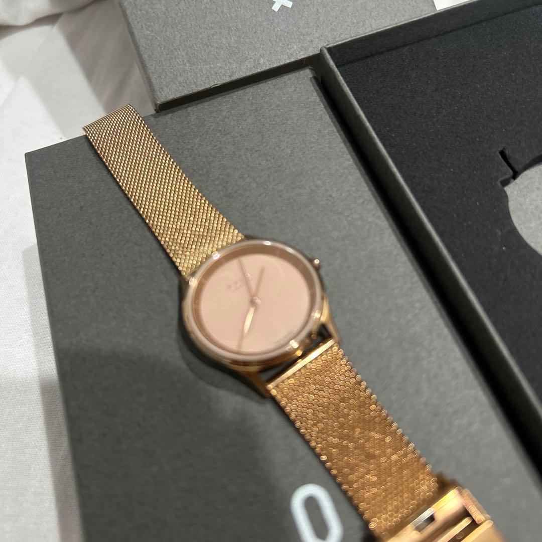 knot ピンクゴールド　ソーラーウォッチ