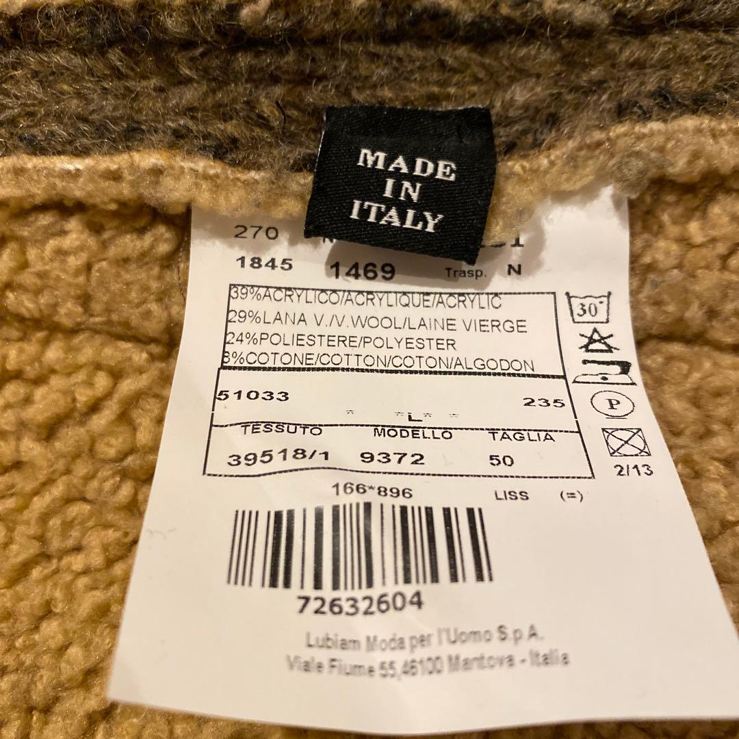 t*e様 美品イタリア製LBM 1911ボンディング ニット ダッフルコート