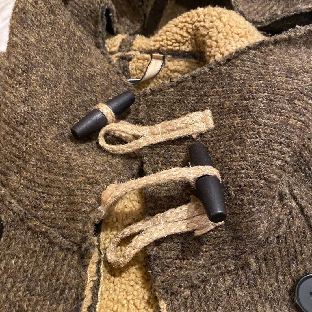 t*e様 美品イタリア製LBM 1911ボンディング ニット ダッフルコート