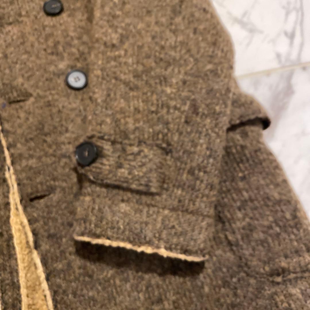 t*e様 美品イタリア製LBM 1911ボンディング ニット ダッフルコート