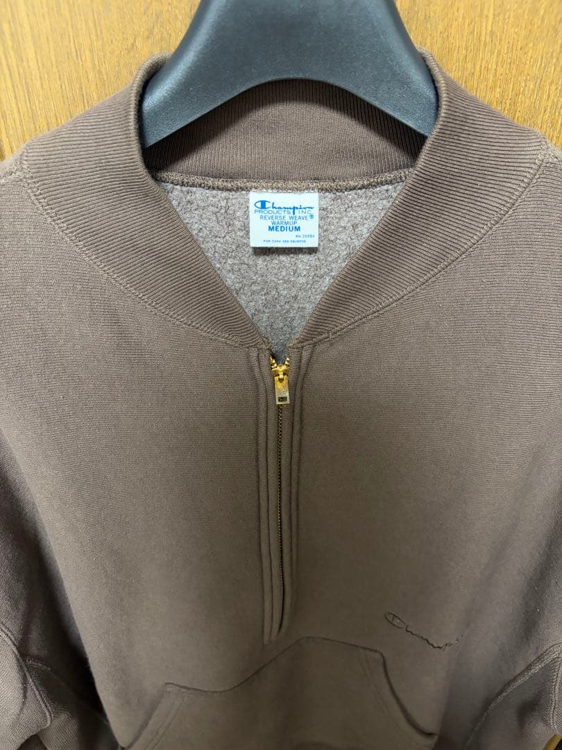 フレームワーク/チャンピオン 別注ハーフZIPリバースウィーブ11.5