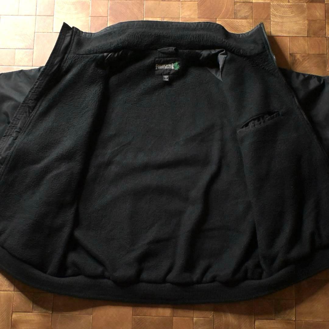 マ*号様 90s　FIELD MASTER　裏フリース ナイロンジャケット　ブラ