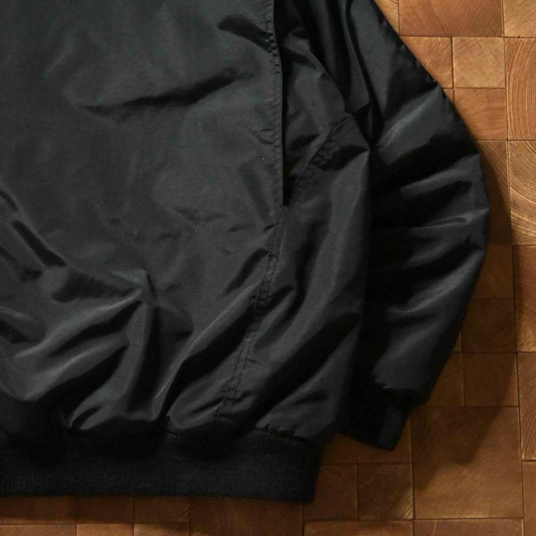 マ*号様 90s　FIELD MASTER　裏フリース ナイロンジャケット　ブラ