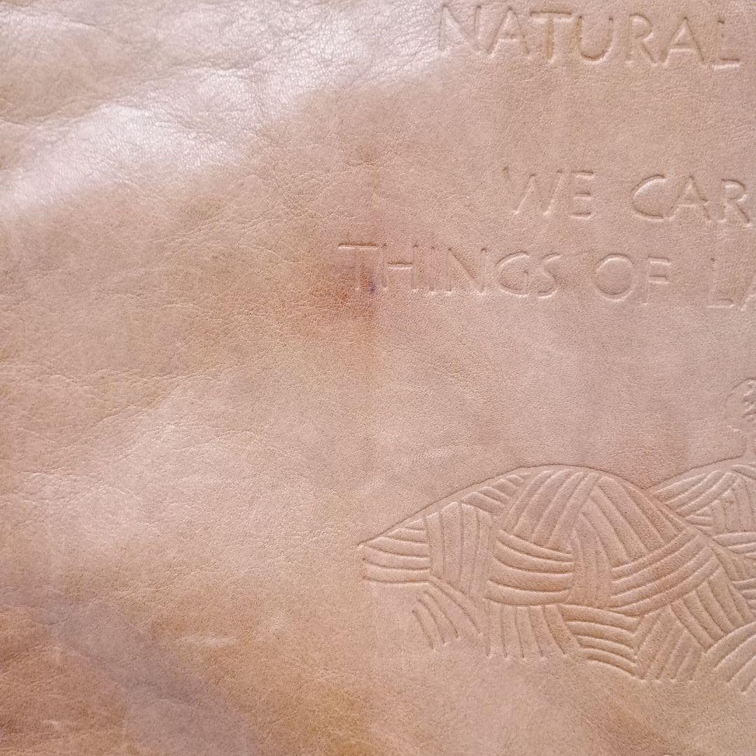 genten エコバッグ型レザーバッグ