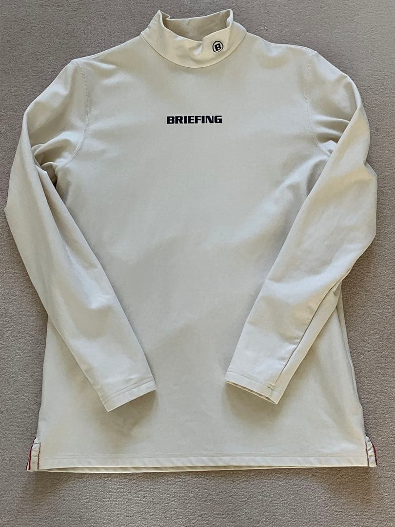 ブリーフィングゴルフ 吸湿発熱 ハイネック ストレッチロングスリーブシャツ