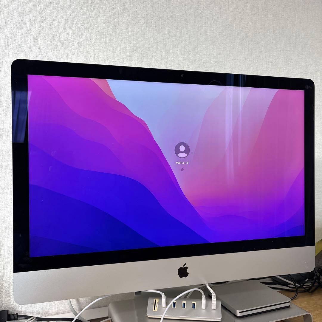 t*g様 iMac 27インチ retina5K,シルバー Late2015
