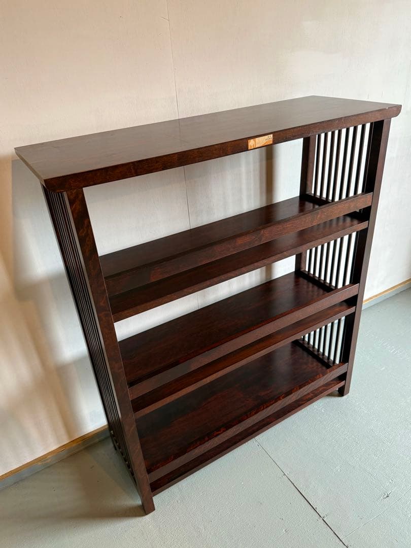 松本民芸家具 伝統工芸 ミズメザクラ 書棚 本棚 飾り棚 シェルフ