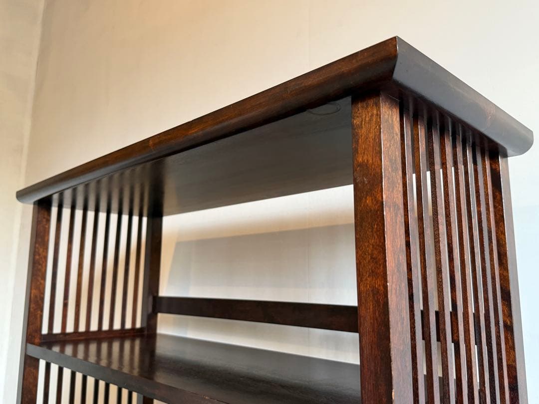 松本民芸家具 伝統工芸 ミズメザクラ 書棚 本棚 飾り棚 シェルフ