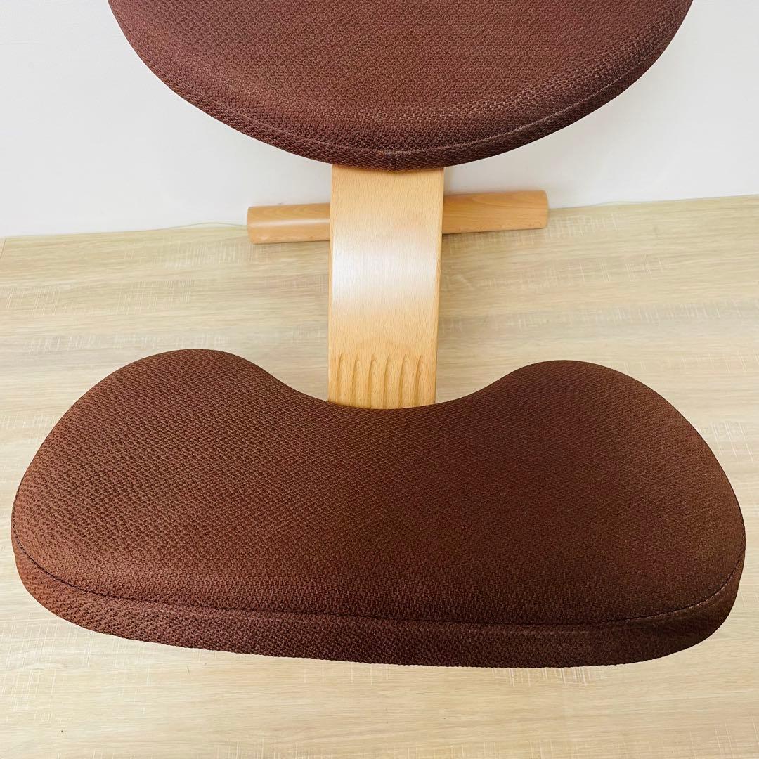 ★美品★姿勢矯正 バランスラボ バランスチェア バランスイージー ダークブラウン