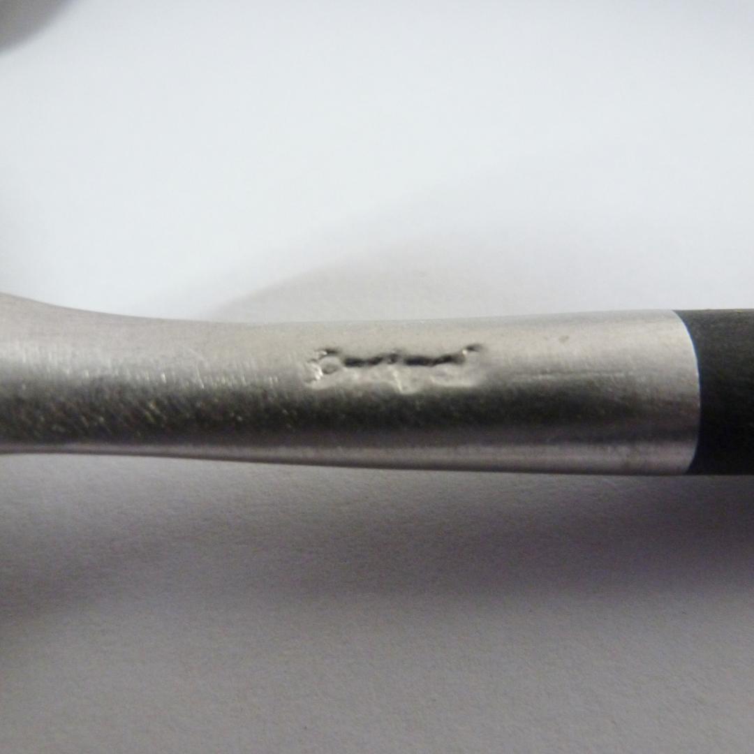 Cutipol クチポール GOA シルバー×ブラック ディナー 6本セット ②