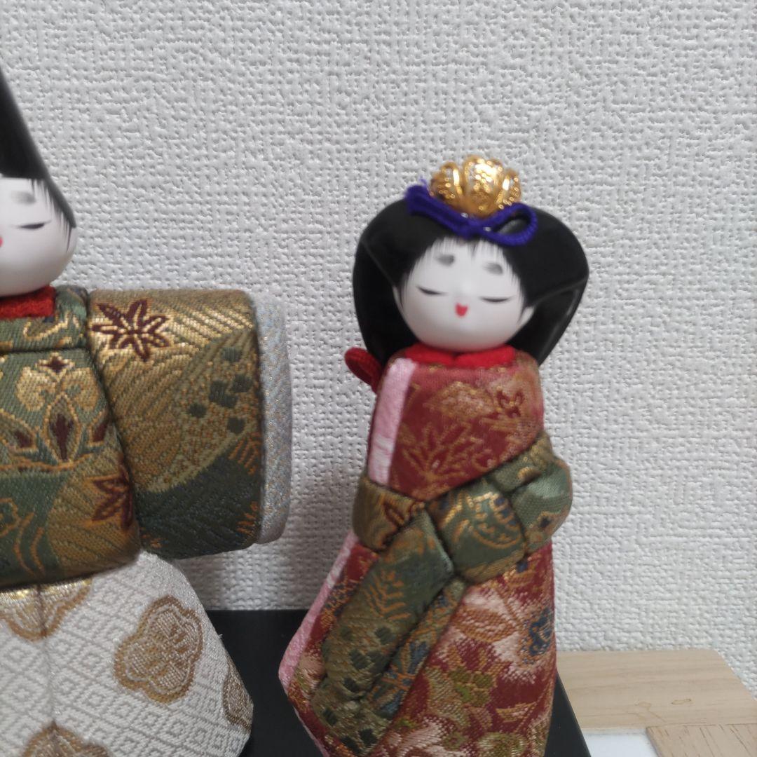 木目込人形　立雛&桜の花❀