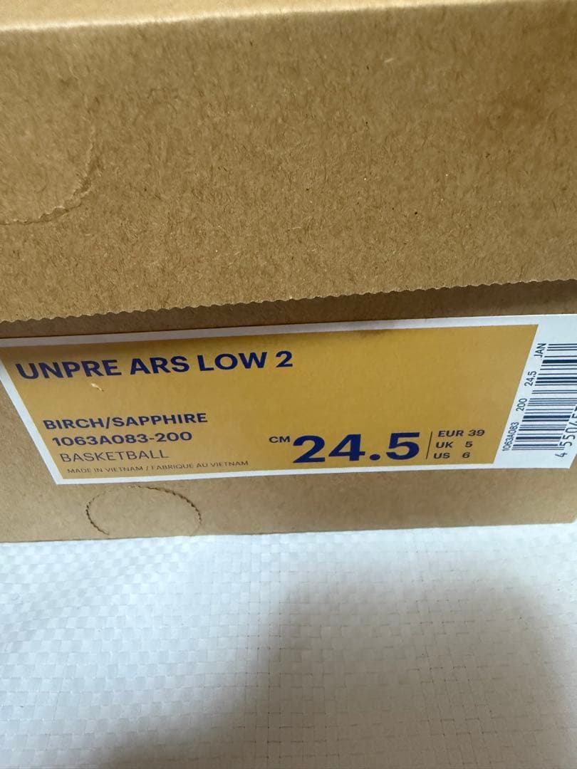 ASICS UNPRE ARS LOW2 河村勇輝 24.5cm