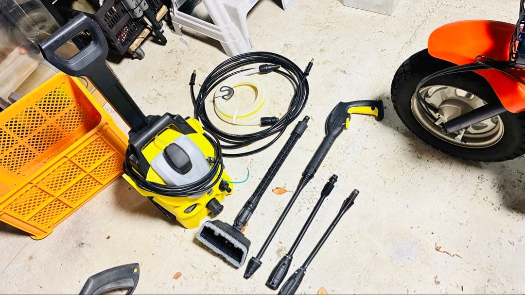 美品 ケルヒャー K3サイレント 高圧洗浄機 フルセット 自吸OK 付属品多数