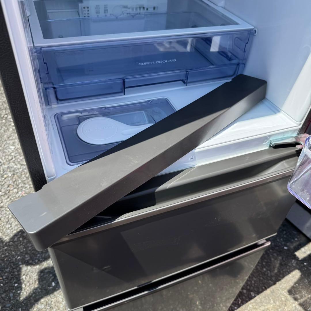 401★2023年製★三菱電機　3ドア　冷蔵庫　自動製氷　ファミリー　グレー