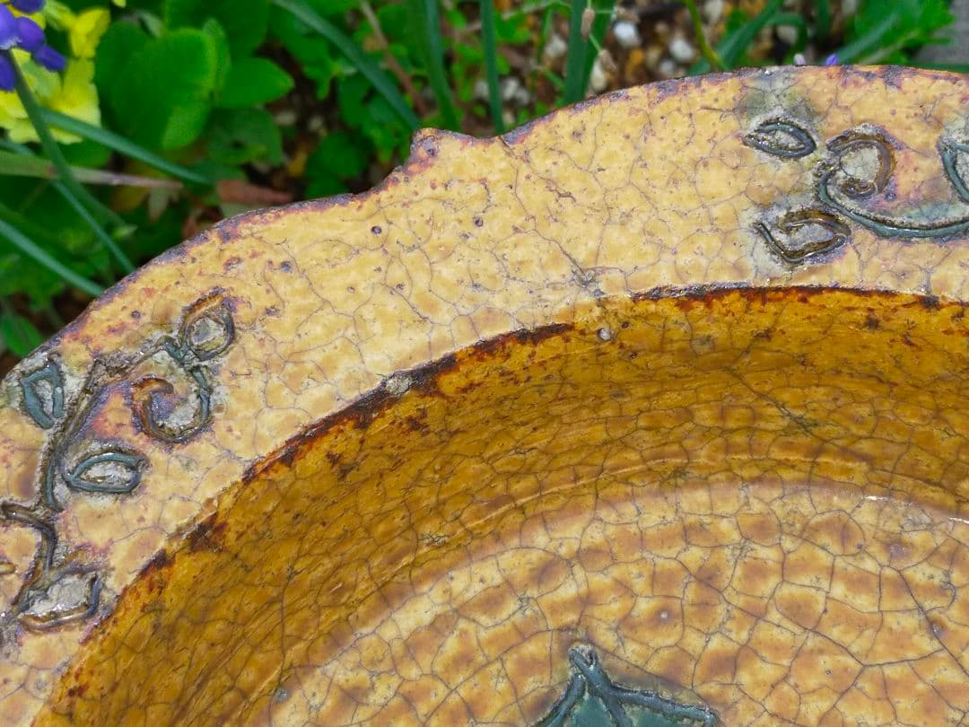 ♥時代　黃瀬戸　鉢　無傷　骨董　古玩　中国　レトロ　アンティーク