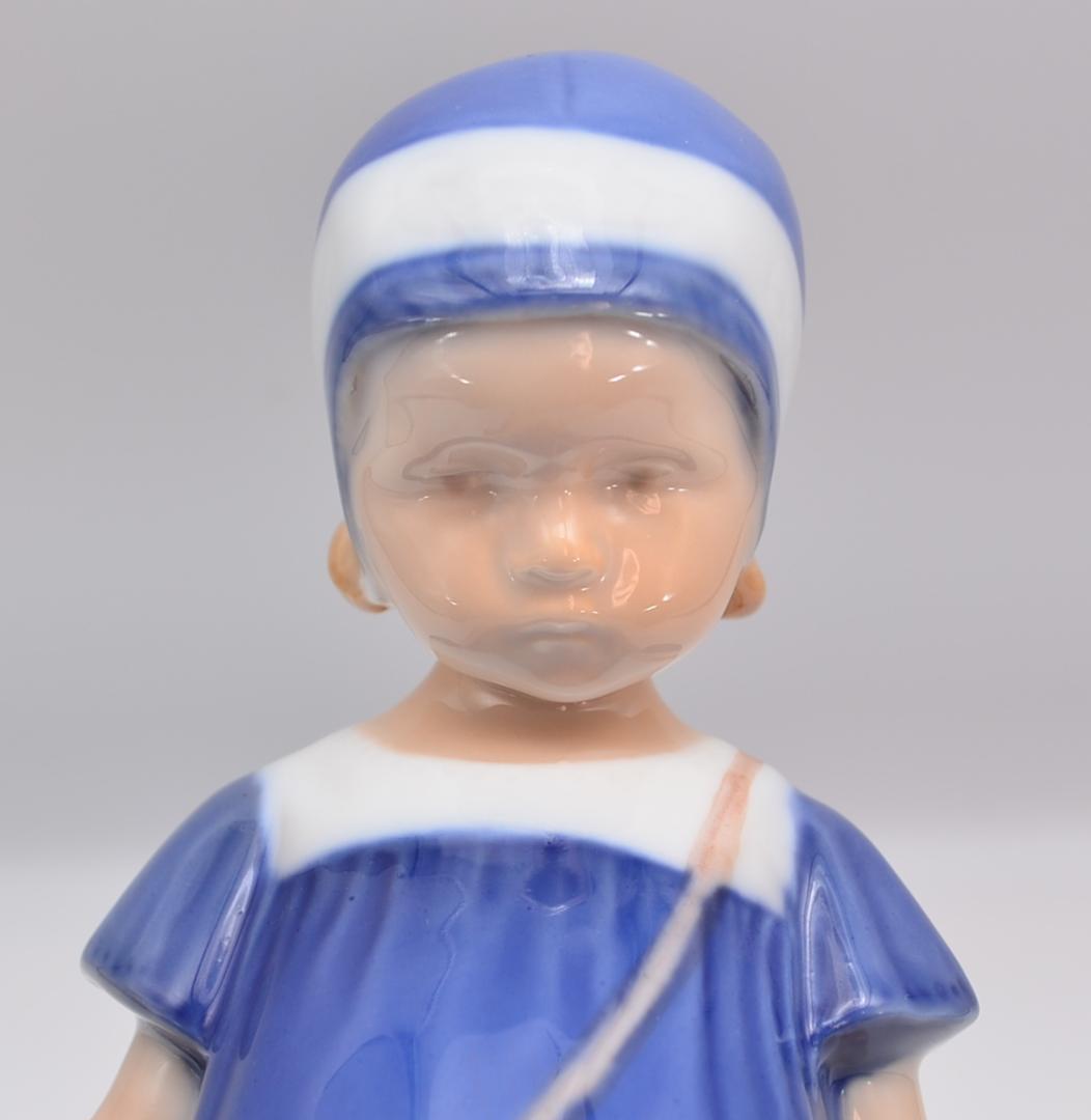 青いドレスの少女　#1574　No.6　★B＆G（ロイヤルコペン）　デンマーク