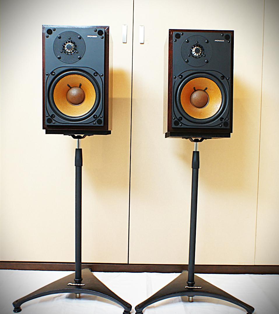 【美品】PIONEERスピーカー CS-X1整備良品スタンド付き