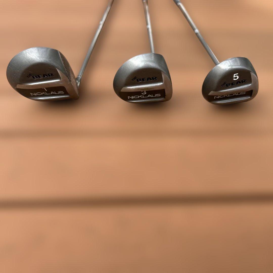 ジャックニクラウスNicklaus ドライバーとウッド2本の3本セット カバー付