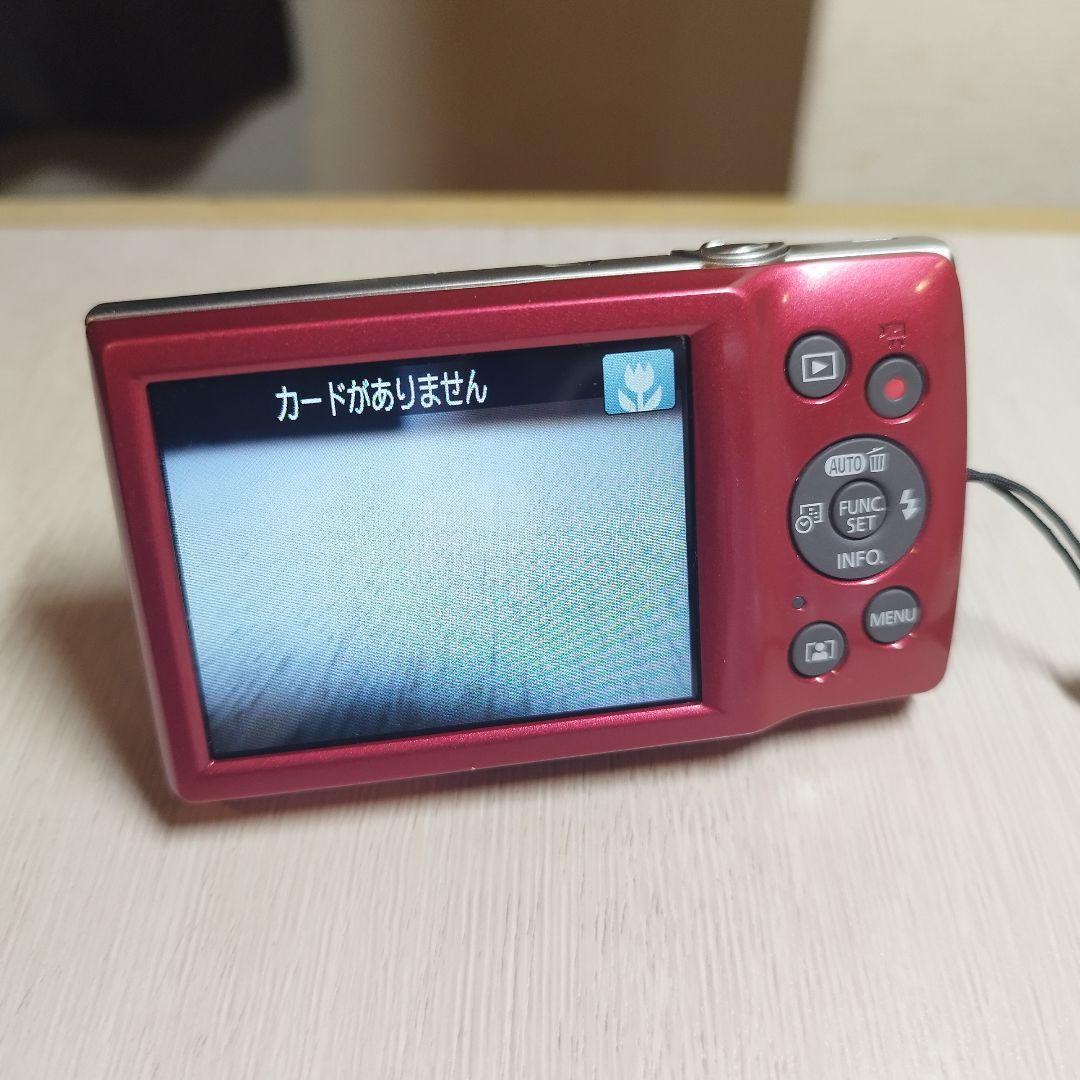【動作品】Canon キャノン IXY 200 オールドコンデジ レッド