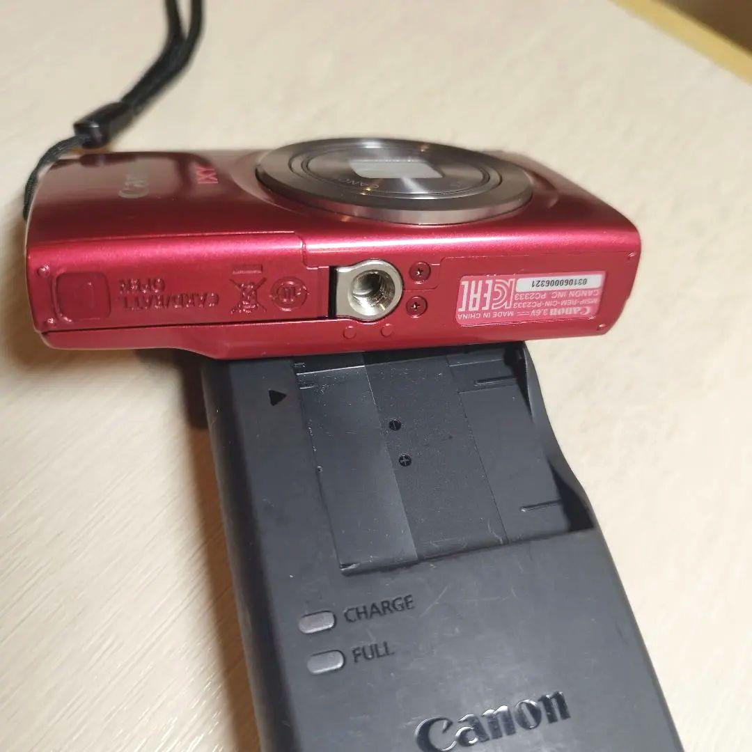 【動作品】Canon キャノン IXY 200 オールドコンデジ レッド