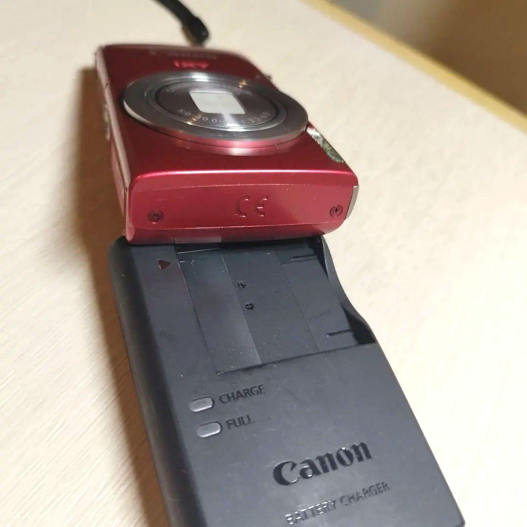 【動作品】Canon キャノン IXY 200 オールドコンデジ レッド