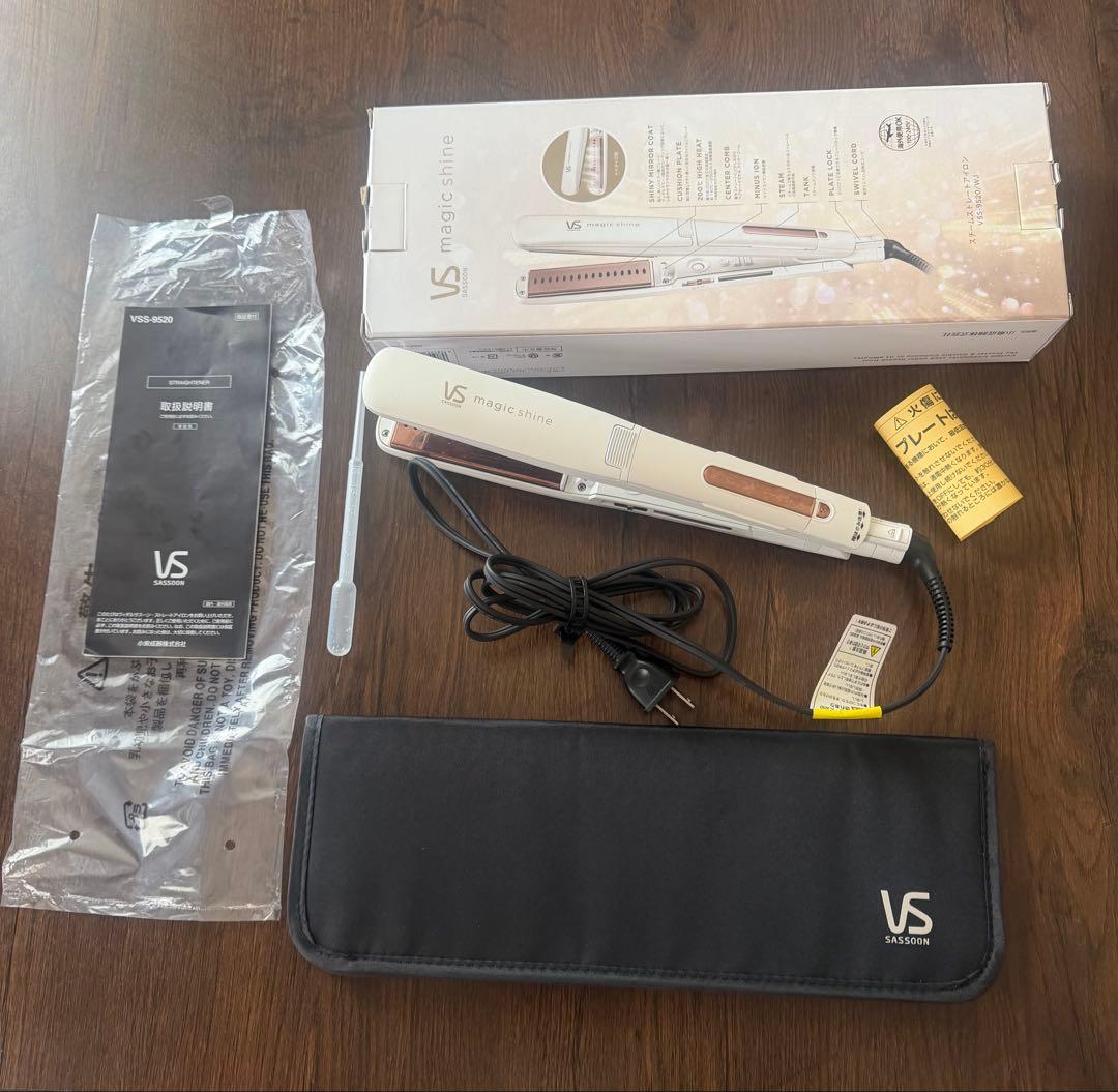 ヴィダルサスーン スチームストレートアイロン VSS9520WJ 小泉成器