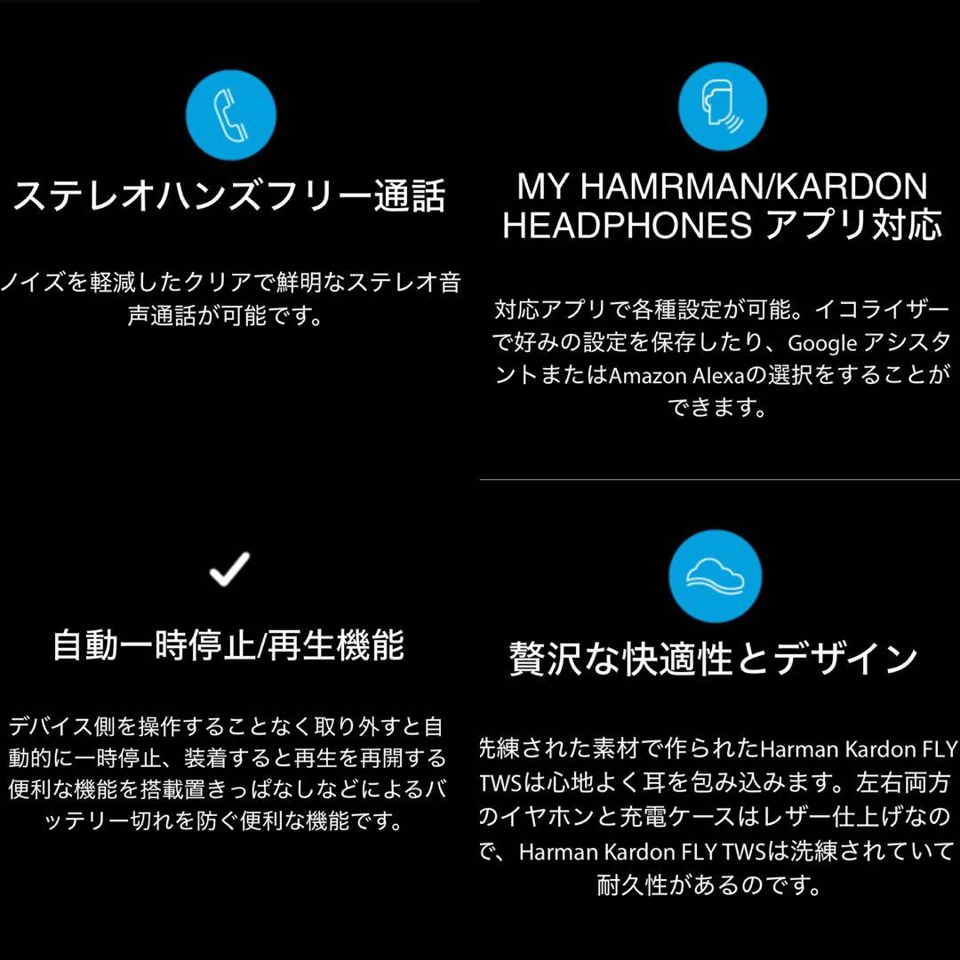 【未使用品】harman kardon 完全ワイヤレスヘッドホン FLY TWS