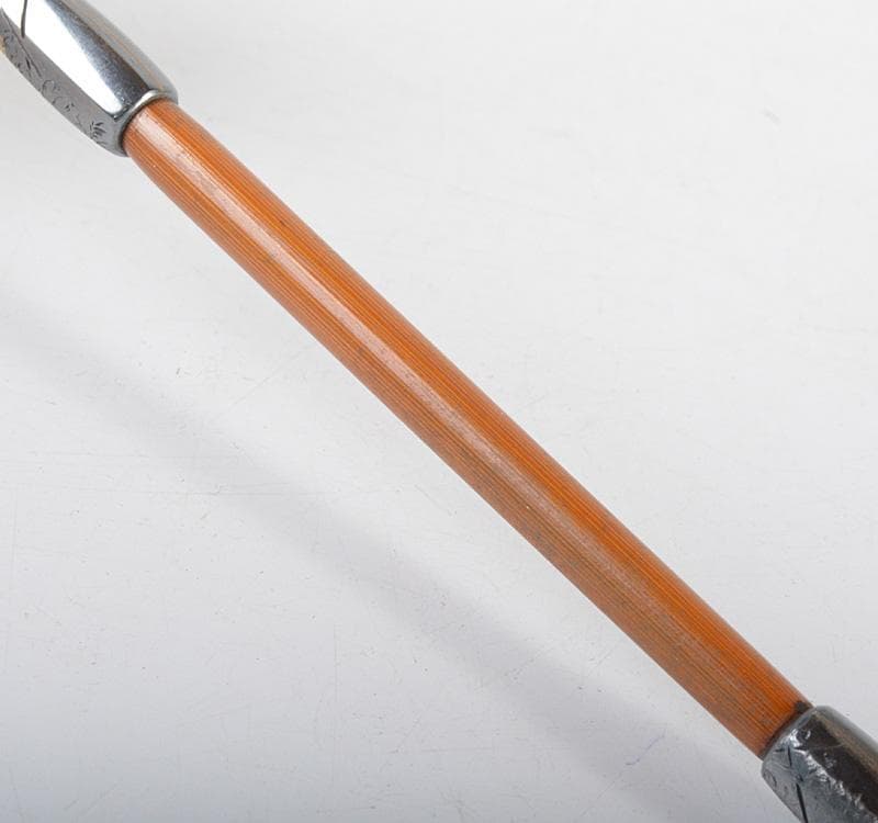 時代提げ物　唐絹　喫煙具　煙草入　煙管入　 寿雄刻　煙管　キセル　V　R4553