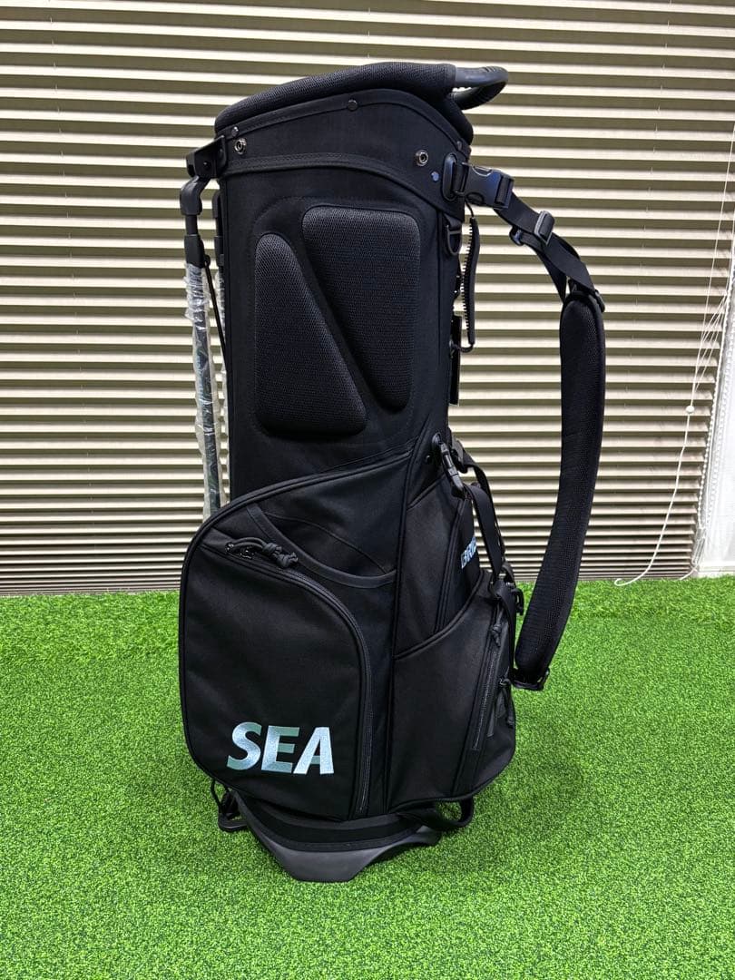 BRIEFING WINDANDSEA 限定キャディバッグ SAX
