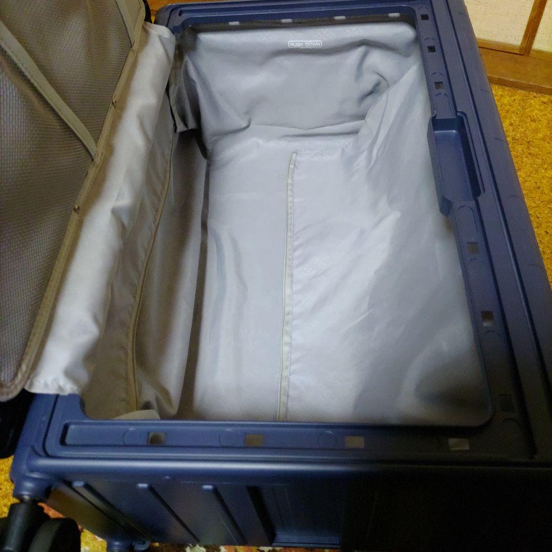 FUNALIVE　折り畳み式キャリーバック、ネイビー