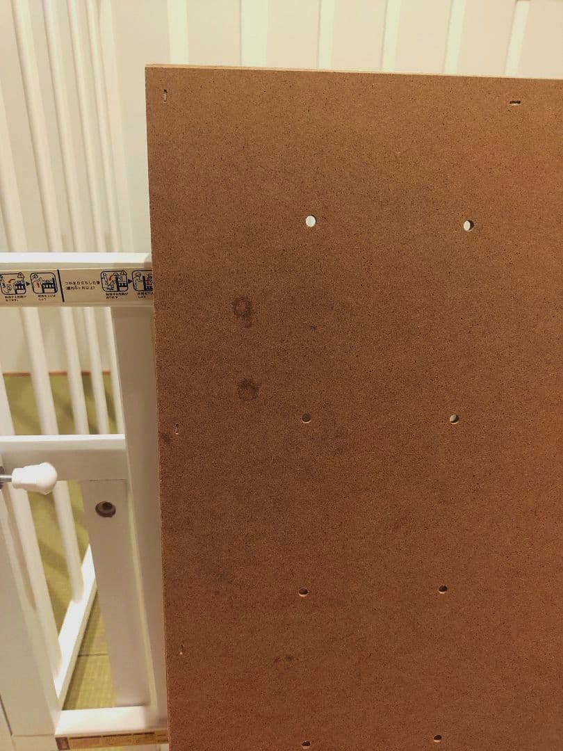 ヤトミ ベビーベッド レギュラーサイズ 120×70 ホワイト キャスター付き