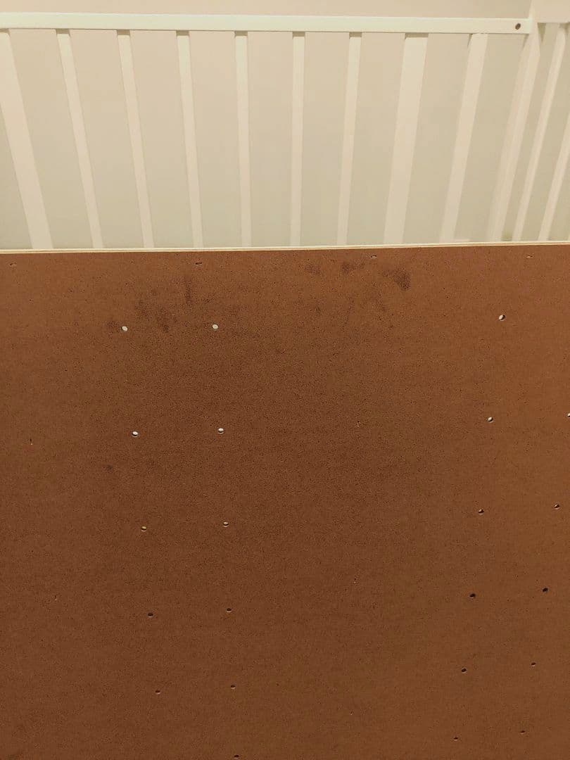 ヤトミ ベビーベッド レギュラーサイズ 120×70 ホワイト キャスター付き