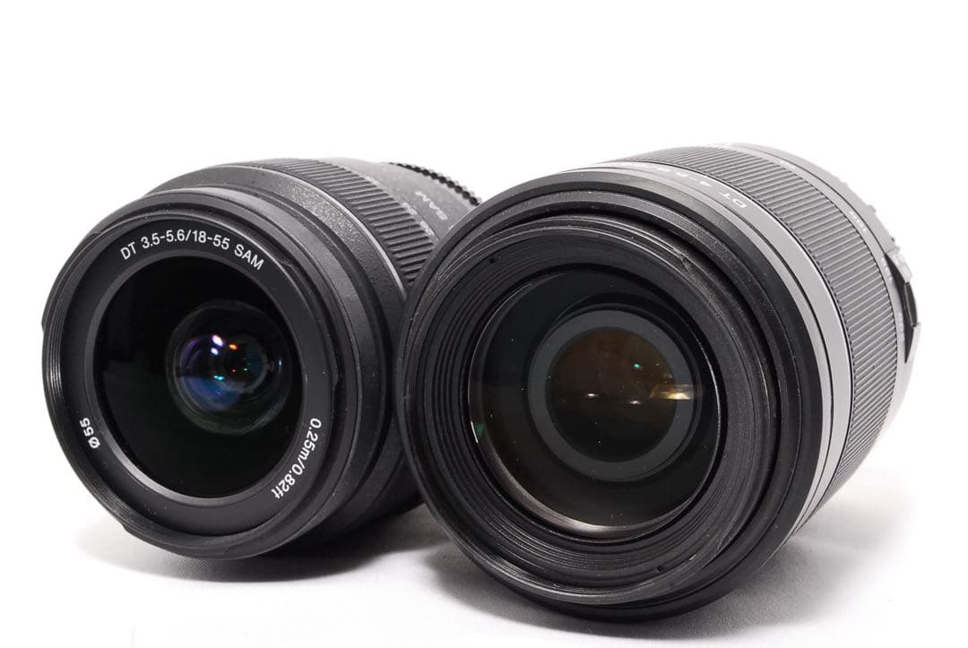 ◆初心者に◆SONY α57◆一眼レフカメラ◆すぐ使える◆スマホ転送◆Wレンズ◆