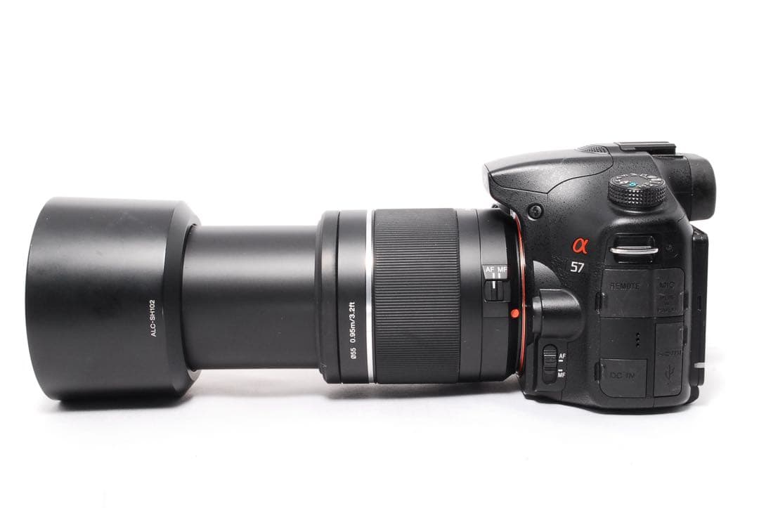 ◆初心者に◆SONY α57◆一眼レフカメラ◆すぐ使える◆スマホ転送◆Wレンズ◆